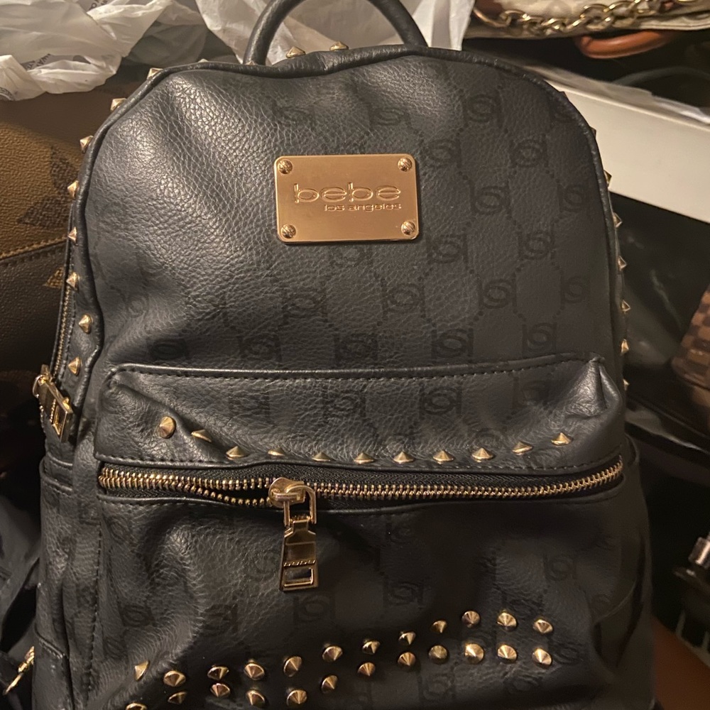 Authentic Bebe Blk Back Pack - image 1